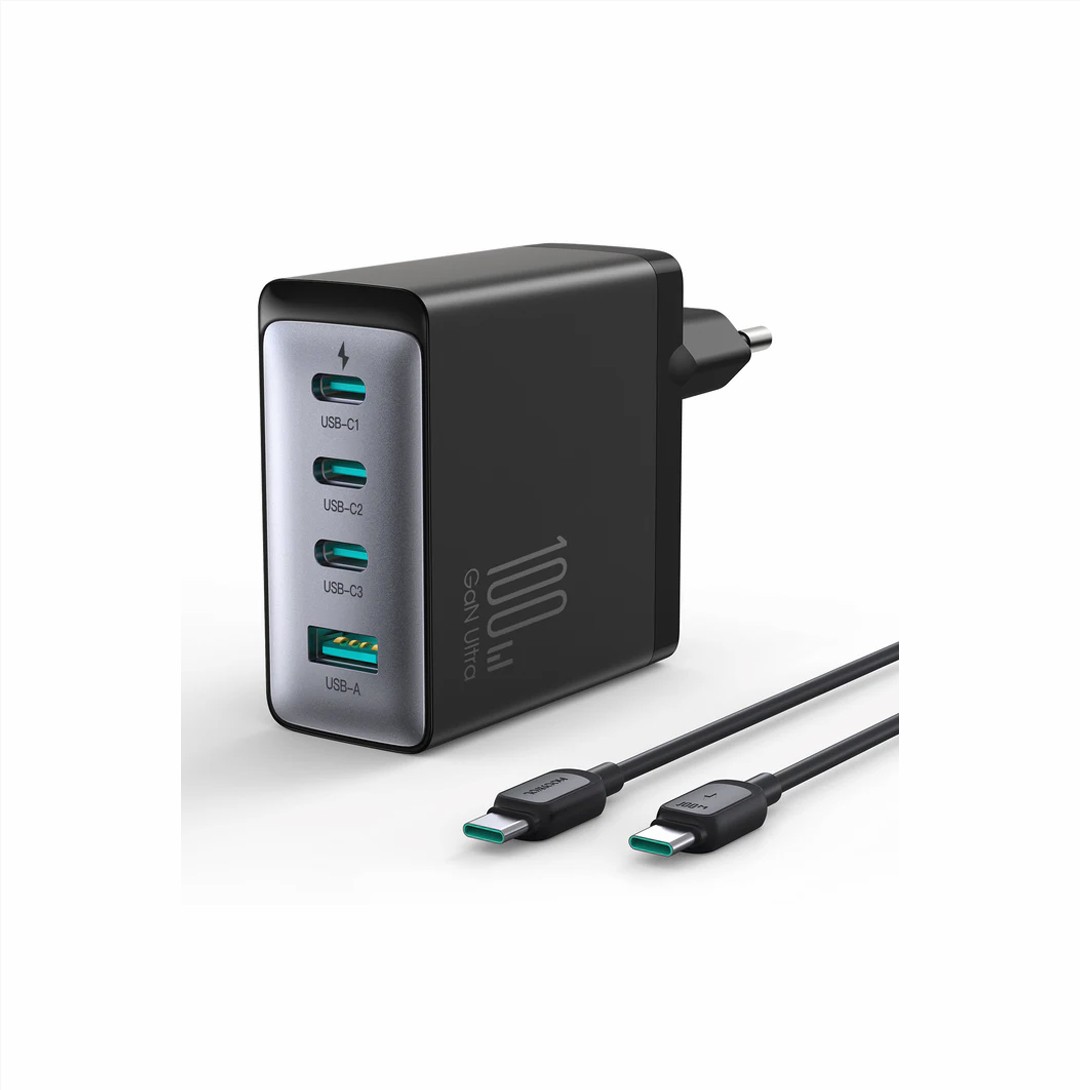 JOYROOM JR-TCG04EU 100W Fast Charger (C To C 1.2m Cable Included)